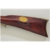 Image 10 : Kentucky style Flintlock rifle circa  1820-1830’s with lock signed “C.Robins”.  The  rifle is full s