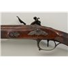 Image 3 : Kentucky style Flintlock rifle circa  1820-1830’s with lock signed “C.Robins”.  The  rifle is full s