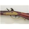 Image 7 : Kentucky style Flintlock rifle circa  1820-1830’s with lock signed “C.Robins”.  The  rifle is full s