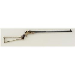 Stevens Hunters Pet pocket rifle number 34  with heavy frame, 32 cal rim fire with 24”  half round h