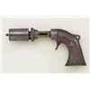 Image 3 : Unmarked American percussion pepperbox type  trap pistol in very good original condition,  circa mid