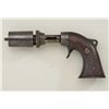 Image 4 : Unmarked American percussion pepperbox type  trap pistol in very good original condition,  circa mid