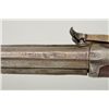 Image 12 : Over and under percussion Mule-Ear plains  rifle signed “C. Miller, Honeoye N.Y.” and  dated 1866 on