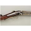 Image 4 : Over and under percussion Mule-Ear plains  rifle signed “C. Miller, Honeoye N.Y.” and  dated 1866 on