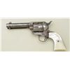 Image 1 : Colt SAA revolver, .41 Colt cal., 4-3/4”  barrel, blue and case hardened finish, pearl  grips, #1505