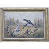 Image 2 : Finely executed oil on canvas by Doug Van  Howd showing dog flushing birds signed lower  right. The 