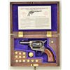 Image 1 : Miniature 1/3 scale Colt Sheriffs Model  single action revolver cased with accessories  serial #1748