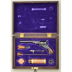 1/3 scale Miniature Colt Texas Paterson cased  with accessories by unknown maker.  The  miniature an