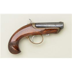 Williamson 41 caliber convertible Derringer  in rimfire and percussion with insert.  The  derringer 