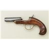 Image 2 : Williamson 41 caliber convertible Derringer  in rimfire and percussion with insert.  The  derringer 