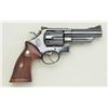 Image 11 : Smith & Wesson Model 29, 44 magnum cal.  Double action revolver with 4” barrel,  checkered medallion