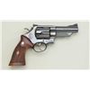 Image 12 : Smith & Wesson Model 29, 44 magnum cal.  Double action revolver with 4” barrel,  checkered medallion