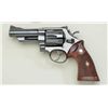 Image 14 : Smith & Wesson Model 29, 44 magnum cal.  Double action revolver with 4” barrel,  checkered medallion
