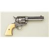 Image 2 : Colt SAA revolver, .41 Colt cal., 4-3/4”  barrel, blue and case hardened finish, old  ivory grips, #