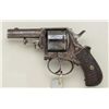 Image 2 : English proofed DA revolver engraved “ENGLISH  BULLDOG” on top strap, .38 cal., 2-1/2”  barrel, chec