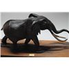 Image 1 : Large original bronze of bull elephant signed  Van Howd, approx. 37” in height by 40”  across base i