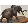 Image 5 : Large original bronze of bull elephant signed  Van Howd, approx. 37” in height by 40”  across base i