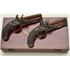 Image 13 : Cased pair of over & under Flintlock pistols  signed “D.Egg, London” in their original case  with tr