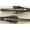 Image 27 : Cased pair of over & under Flintlock pistols  signed “D.Egg, London” in their original case  with tr