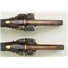 Image 31 : Cased pair of over & under Flintlock pistols  signed “D.Egg, London” in their original case  with tr