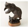 Image 1 : Original bronze of Grizzly signed Doug Van  Howd numbered 1 of 50. Measures approx 15” in  height no