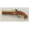 Image 2 : French Naval style Blunderbuss pistol signed  “Jacob Civet” St. Etienne on lock with  engraved silve