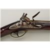 Image 7 : Dutch military style flintlock musket marked  “B: 411” on top barrel flat, approximately  .78 cal., 