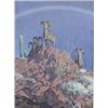 Image 1 : Original oil painting on canvas signed lower  right C. Rungius (1869-1959) showing desert  sheep wit