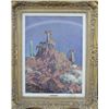 Image 2 : Original oil painting on canvas signed lower  right C. Rungius (1869-1959) showing desert  sheep wit