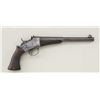 Image 1 : Remington 1901 Target Rolling Block pistol,  .22LR cal., 10” half round/half octagon  barrel, blue f