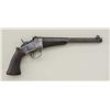 Image 2 : Remington 1901 Target Rolling Block pistol,  .22LR cal., 10” half round/half octagon  barrel, blue f