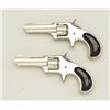 Image 7 : Cased pair of Remington-Smoot New Model No. 1  spur trigger revolvers, .30 cal., 2-13/16”  barrels, 