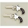 Image 8 : Cased pair of Remington-Smoot New Model No. 1  spur trigger revolvers, .30 cal., 2-13/16”  barrels, 