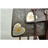 Image 6 : Western high back saddle marked Charles P.  Shipley, Maker, Kansas City, MO. #290 with  fancy toolin