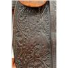 Image 8 : Western high back saddle marked Charles P.  Shipley, Maker, Kansas City, MO. #290 with  fancy toolin