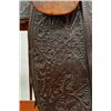 Image 9 : Western high back saddle marked Charles P.  Shipley, Maker, Kansas City, MO. #290 with  fancy toolin