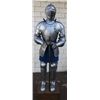 Image 1 : Victorian era suit of armor with closed  helmet and fully articulated. The suit  measures 67” in hei