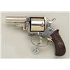 Image 2 : Belgian DA revolver inscribed “WESTERN BULL  DOG” ON top strap, .44 cal., 2-1/2” barrel,  nickel fin