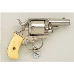 DA revolver inscribed on the top strap  “BRITISH BULL-DOG”, .41 cal., 2-1/2” barrel,  nickel finish,