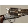 Image 3 : Engraved Remington Model 1875 Single Action  Army revolver, .44 cal., 7-1/2” round barrel,  nickel f