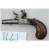 Image 2 : Flintlock center hammer muff size pistol  signed Manufre. A Versaille with Napoleanic  era styling m