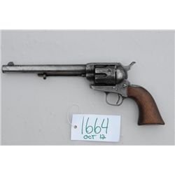 Colt SAA revolver, .45 cal., 7-1/2” barrel,  #24511. This early Colt shows 2 line patent  dates and 