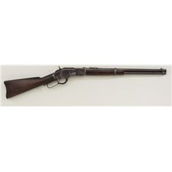 Winchester Model 1873 lever action SRC, .44  WCF cal., 20” barrel, blue finish, wood  stocks, #40573