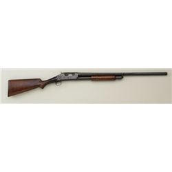 Interesting Winchester Model 1897 pump action  shotgun variation, 12 gauge, solid frame,  12” barrel