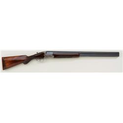 Gebruder Merkel Model 100, 12 gauge O/U  shotgun with 26-3/4” barrels, double  triggers, auto ejecto