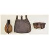 Image 3 : Lot of 3 military items as follows:  1.  Canteen with cup and cover, very good  condition, WW II era