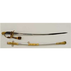 Variant 1872-style presentation grade Cav.  Officer’s sword by Pettibone Mfg. Co. circa  1900 showin