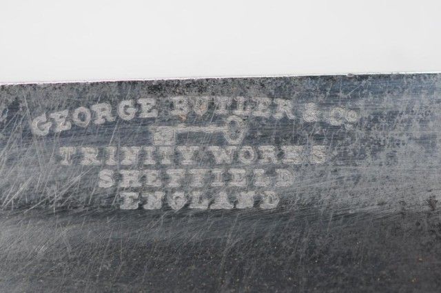 George Butler & Co., Trinity Works, Sheffield marked spear point Bowie ...