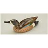 Image 1 : Tom Tober signed carved goose on wood mounted  table base showing fine artistic quality  workmanship