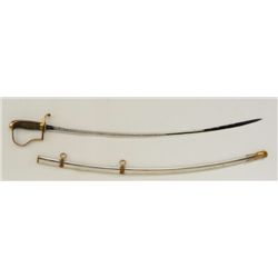 Interesting Imperial-style German sword, made  for export to U.S.A. with classic  German-style guard